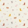 Cotton Jersey Cats And Little Flowers – Natural/light Grey -Tailor Supplies Sales Store 001 10