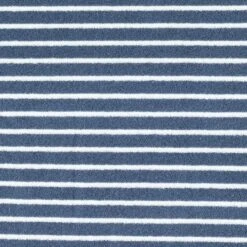 Terry Cloth Jersey Stripes – Denim Blue