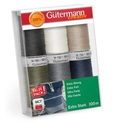 Extra Strong Thread Set [ 100m | 6 Pieces ] | Gütermann Creativ