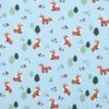 Cotton Jersey Fox In The Woods – Light Blue -Tailor Supplies Sales Store 003 11