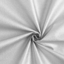 Coated Cotton Glitter – Silver Metallic