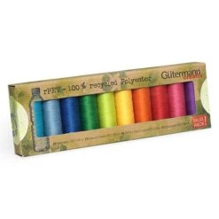 RPET Sew All Sewing Thread Set[ 100m / 10 Pieces] | Gütermann Creativ