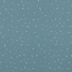 Cotton Jersey Irregular Blobs– Denim Blue