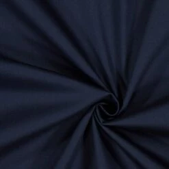 Stretch Cotton Satin β Midnight Blue