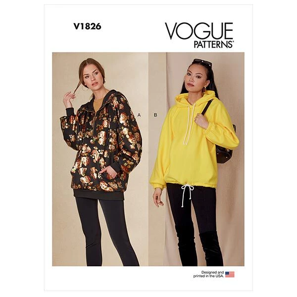 Sweatshirt, Vogue 1826 | 32-50 3 Sweatshirt, Vogue 1826 | 32-50