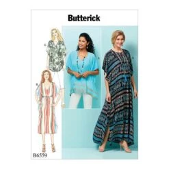 Top | Tunic | Caftan, Butterick 6559 | XS - M