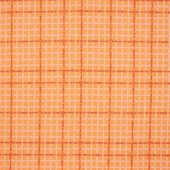 GOTS Cotton Jersey Checks | Tula – Orange/terracotta