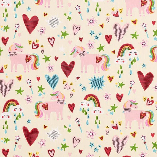 Coated Cotton Fabulous Horses – Light Beige/pink 3 Coated Cotton Fabulous Horses – Light Beige/pink