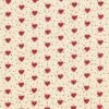 Coated Cotton Hearts – Light Beige/red -Tailor Supplies Sales Store 01 13