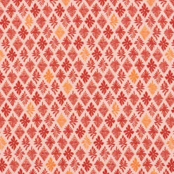 GOTS Cotton Jersey Shamrock | Tula – Pink/terracotta