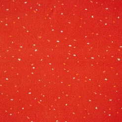 GOTS Cotton Jersey Terrazzo | Tula – Terracotta/orange