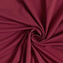 Bamboo Viscose Jersey Plain – Burgundy