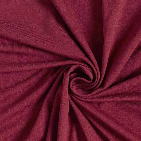 Bamboo Viscose Jersey Plain – Burgundy 3 Bamboo Viscose Jersey Plain – Burgundy