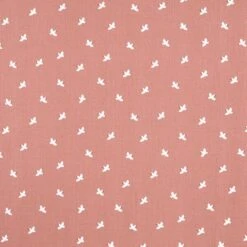Waffle Jersey Birds – Dusky Pink