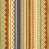 Coated Cotton Ethnic Stripes – Terracotta -Tailor Supplies Sales Store 02 12