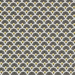 Coated Cotton Little Fans – Black