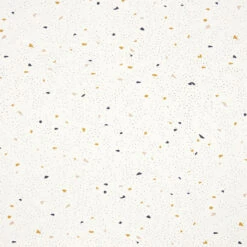 GOTS Cotton Jersey Terrazzo | Tula – Offwhite/dark Brown
