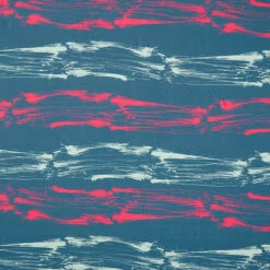 GOTS Cotton Jersey Corn Silk | Tula – Petrol/intense Pink