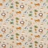 GOTS Cotton Jersey Cute Jungle Animals – Cashew -Tailor Supplies Sales Store 020 1