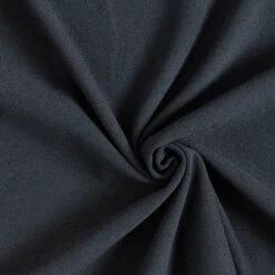Plain Velours Coating Fabric – Black