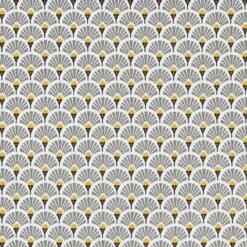 Coated Cotton Little Fans – Grey