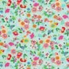 Coated Cotton Cute Flowers – Sky Blue -Tailor Supplies Sales Store 03 4