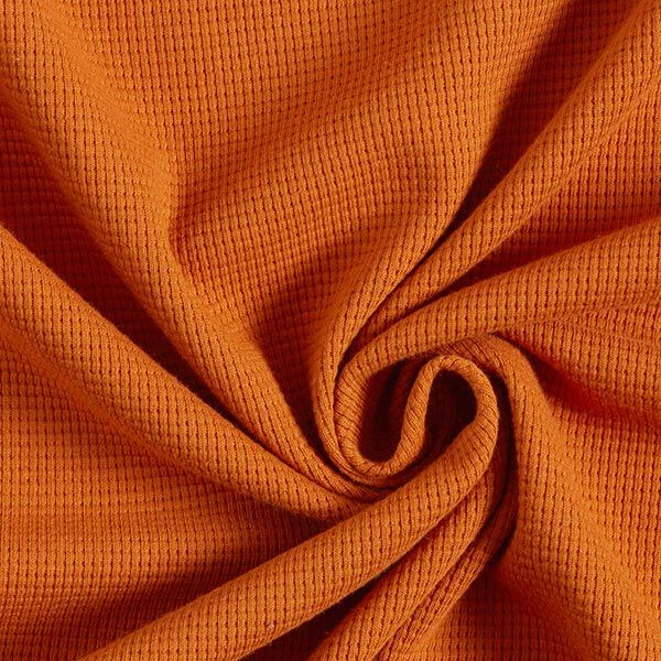 Mini Cotton Waffle Jersey Plain – Terracotta 3 Mini Cotton Waffle Jersey Plain – Terracotta