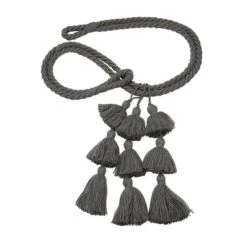 Tiebacks With Tassels [75cm] – Dark Brown