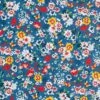 Coated Cotton Cute Flowers – Royal Blue -Tailor Supplies Sales Store 04 2