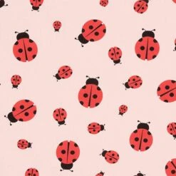 Cotton Jersey Ladybird – Rosé