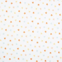 Cotton Jersey Starfish Digital Print | Poppy – White