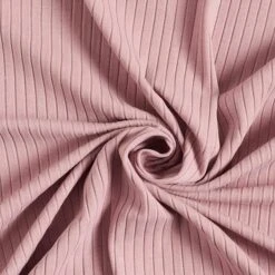 Plain Ribbed Jersey – Dusky Pink