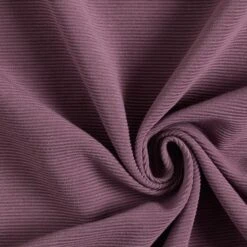 Ottoman Ribbed Jersey Plain – Aubergine
