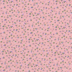 Millefleur Cotton Jersey – Dusky Pink