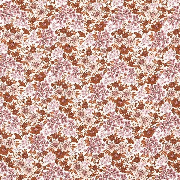 Cotton Jersey Flowers – Offwhite 3 Cotton Jersey Flowers – Offwhite