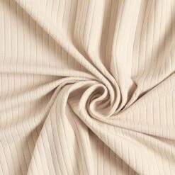 Plain Ribbed Jersey – Natural