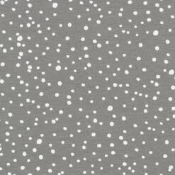Cotton Jersey Irregular Dots – Grey