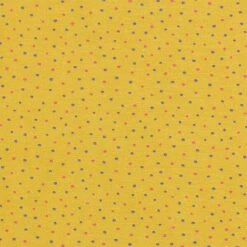 Cotton Jersey Colourful Little Dots – Curry Yellow