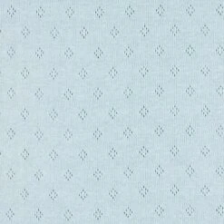 Fine Jersey Knit With Openwork – Light Blue