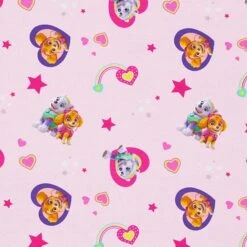 Paw Patrol Hearts Cotton Jersey – Pink