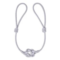 Knot Tiebacks, Adjustable Length – Light Grey | Gerster