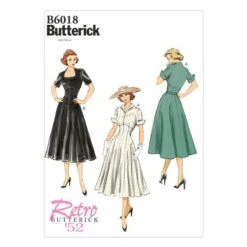 Vintage - Dress 1952, Butterick 6018 | 6 - 14