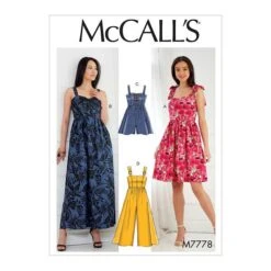 Misses' Dresses | Romper | Jumpsuit, McCalls 7778 | 6 - 14
