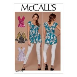 Tops With Sleeve, McCalls 7572 | 6 - 14