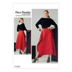 Top | Draped Skirt, Paco Peralta 1567 | 6 - 14