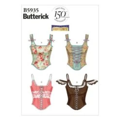 Corsets With Lacing, Butterick 5935 | 4 - 12