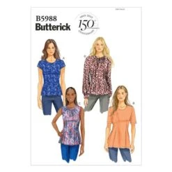Tops, Butterick 5988 | 16 - 24