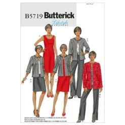 Jacket/Dress/Skirt/Pants, Butterick 5719 | 18W -