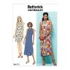 Dress, Butterick 6551 | L - XXL -Tailor Supplies Sales Store 0zz 4