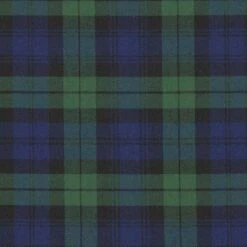 Stretch Tartan – Navy/green
